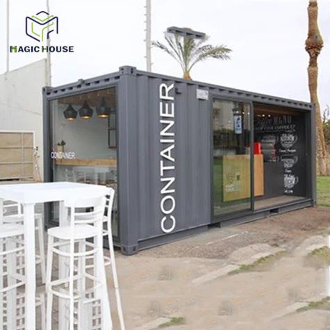 Lúxus forsmíðaðir  20 ft kaffihús með gámum