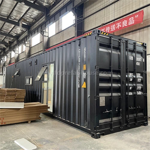 A 40-foot Container Bedroom Converted From A Shipping Container